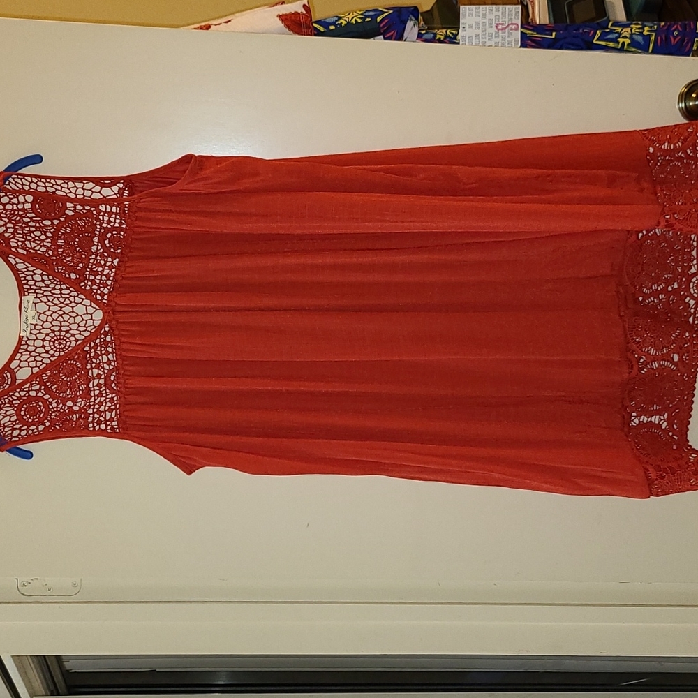Boho, Sleeveles Summer Lace Dress.